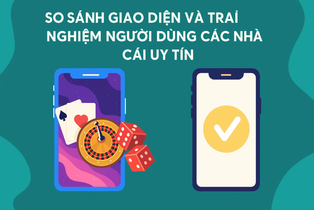 So sánh giao diện trải nghiệm nhà cái uy tín